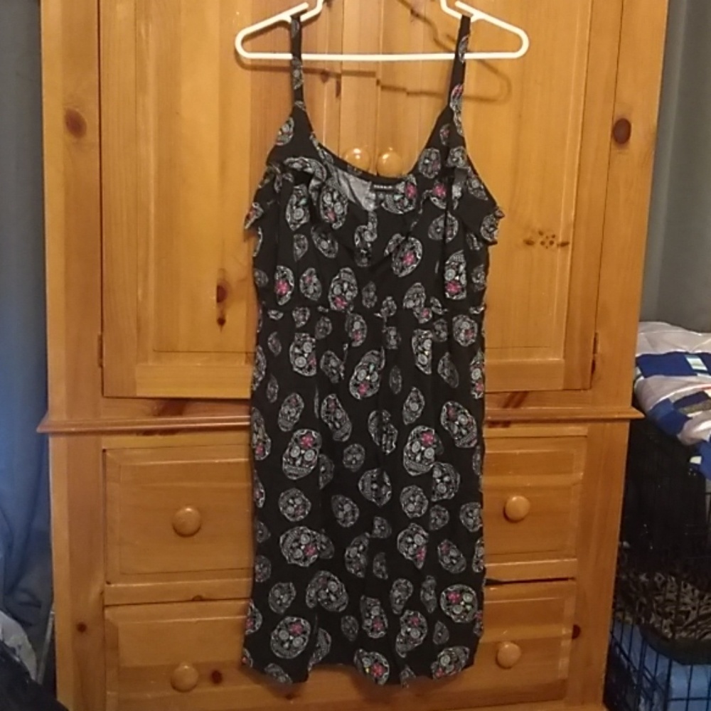 Skull dress cami tank  Torrid